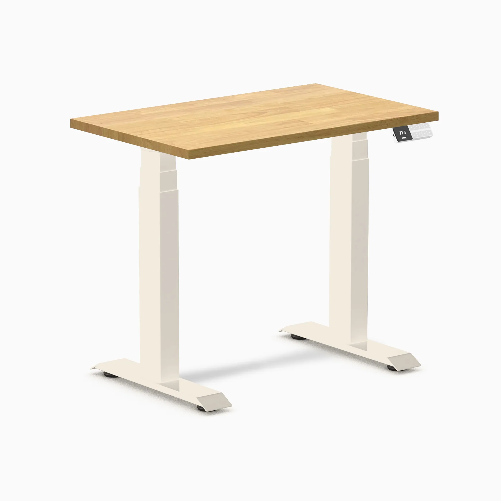 Desky Dual Mini Rubberwood Sit Stand Desk - Image 76