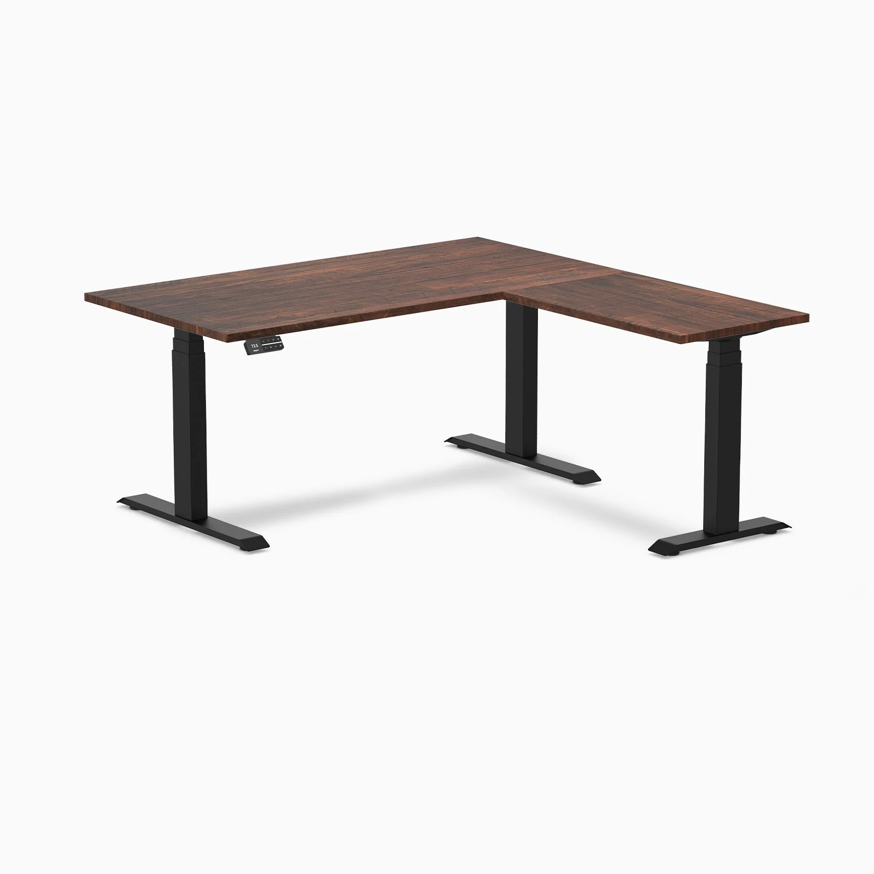 Desky Softwood L-Shape Sit Stand Desk - Image 5