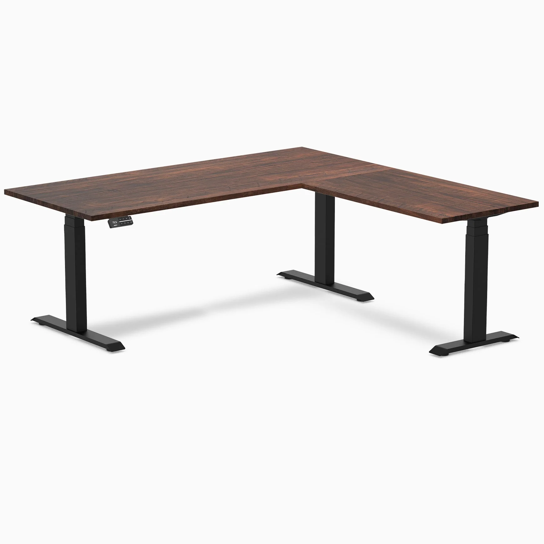 Desky Softwood L-Shape Sit Stand Desk - Image 7