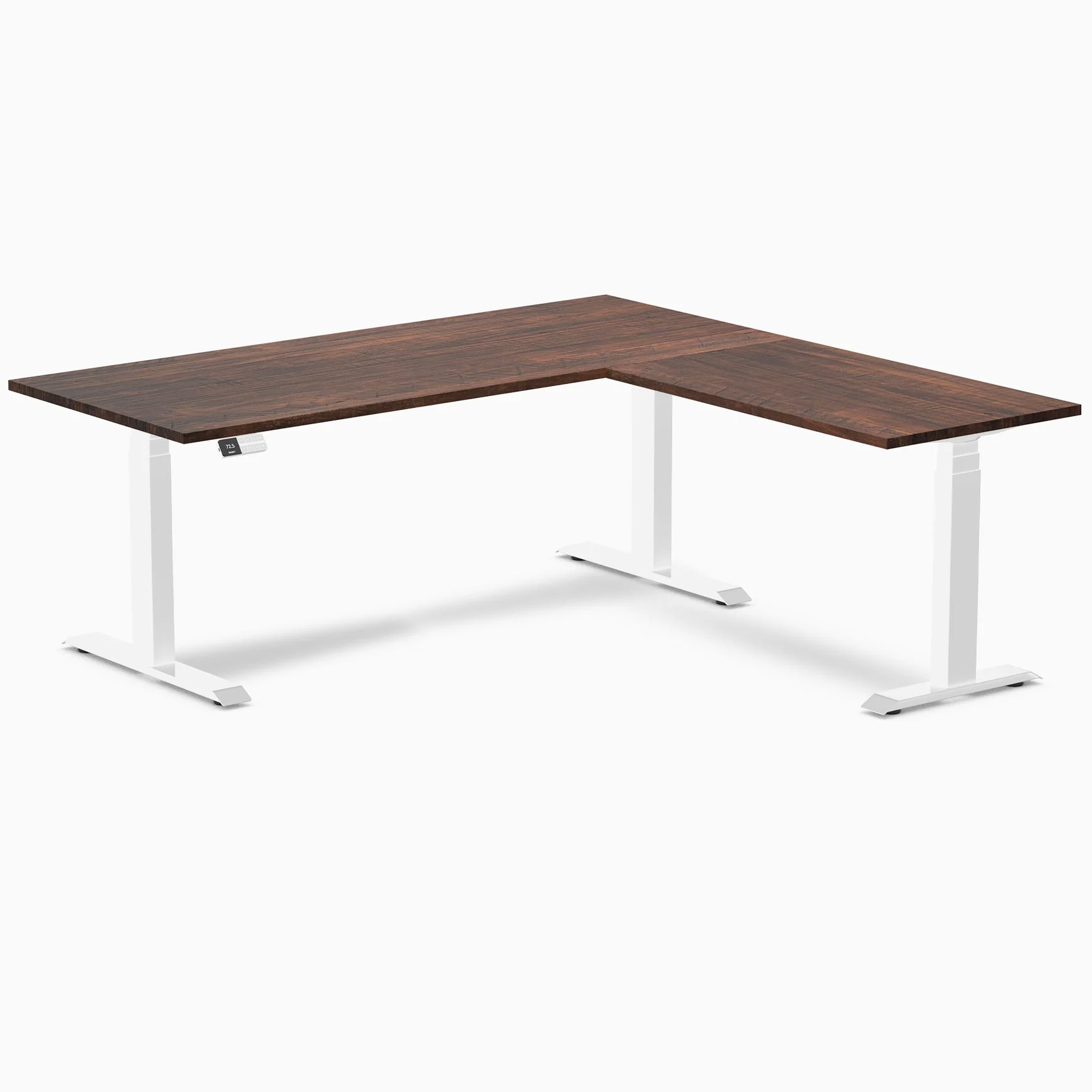 Desky Softwood L-Shape Sit Stand Desk - Image 8
