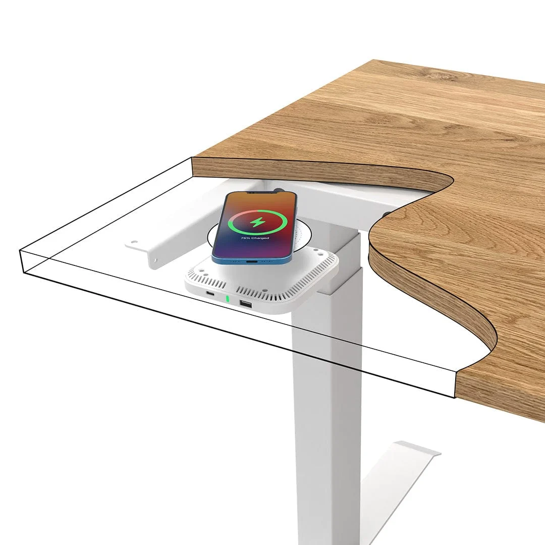 Desky Hidden Under Desk Wireless Charger - Image 3