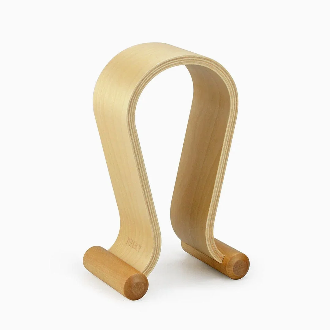 Desky Wooden Headphone Holder - Image 4