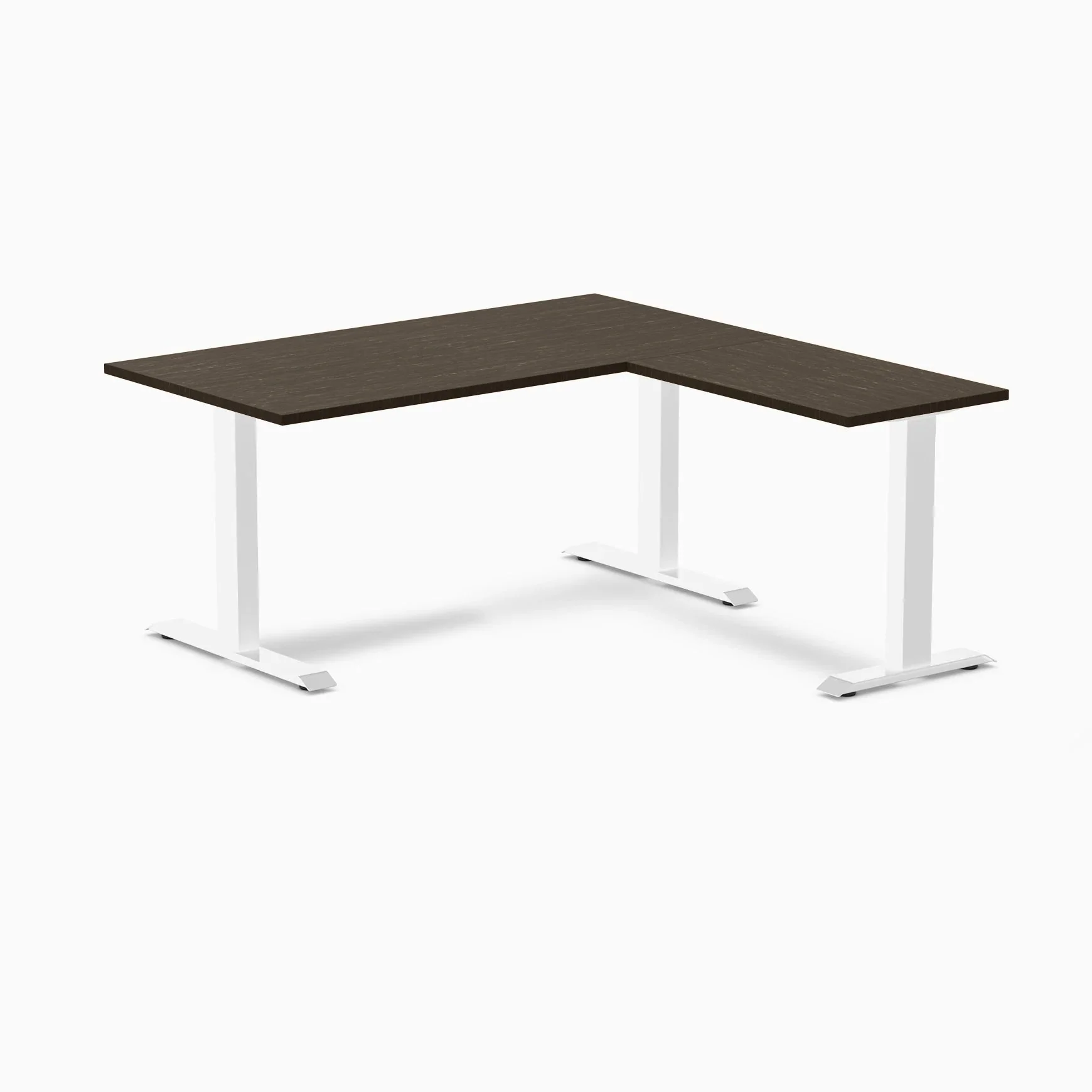 Desky Zero Bamboo L-Shape Office Desk - Image 14