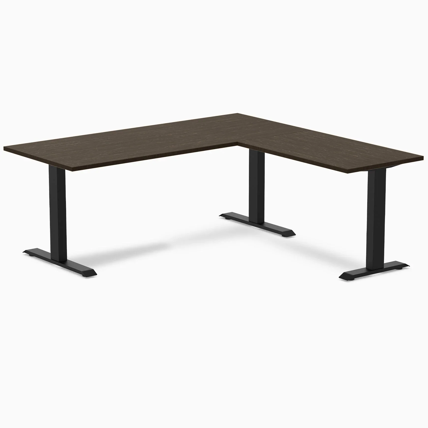 Desky Zero Bamboo L-Shape Office Desk - Image 17