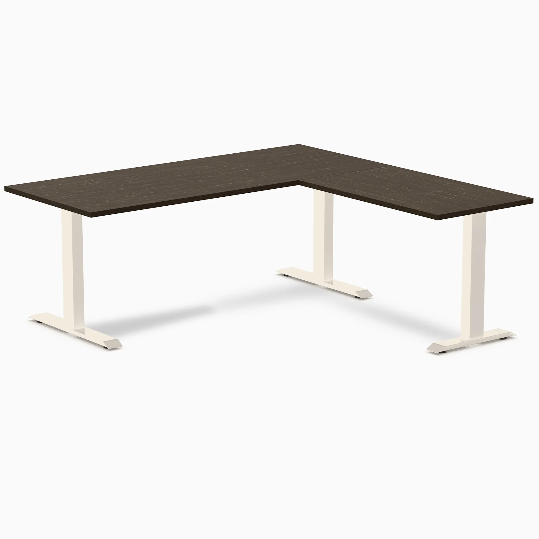 Desky Zero Bamboo L-Shape Office Desk - Image 24