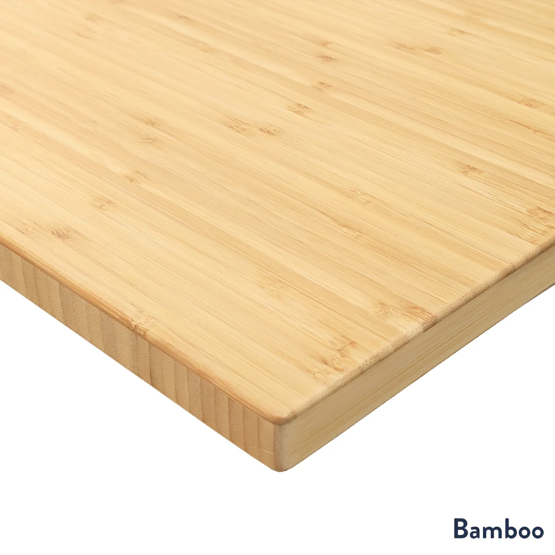 Desky Zero Bamboo L-Shape Office Desk - Image 3