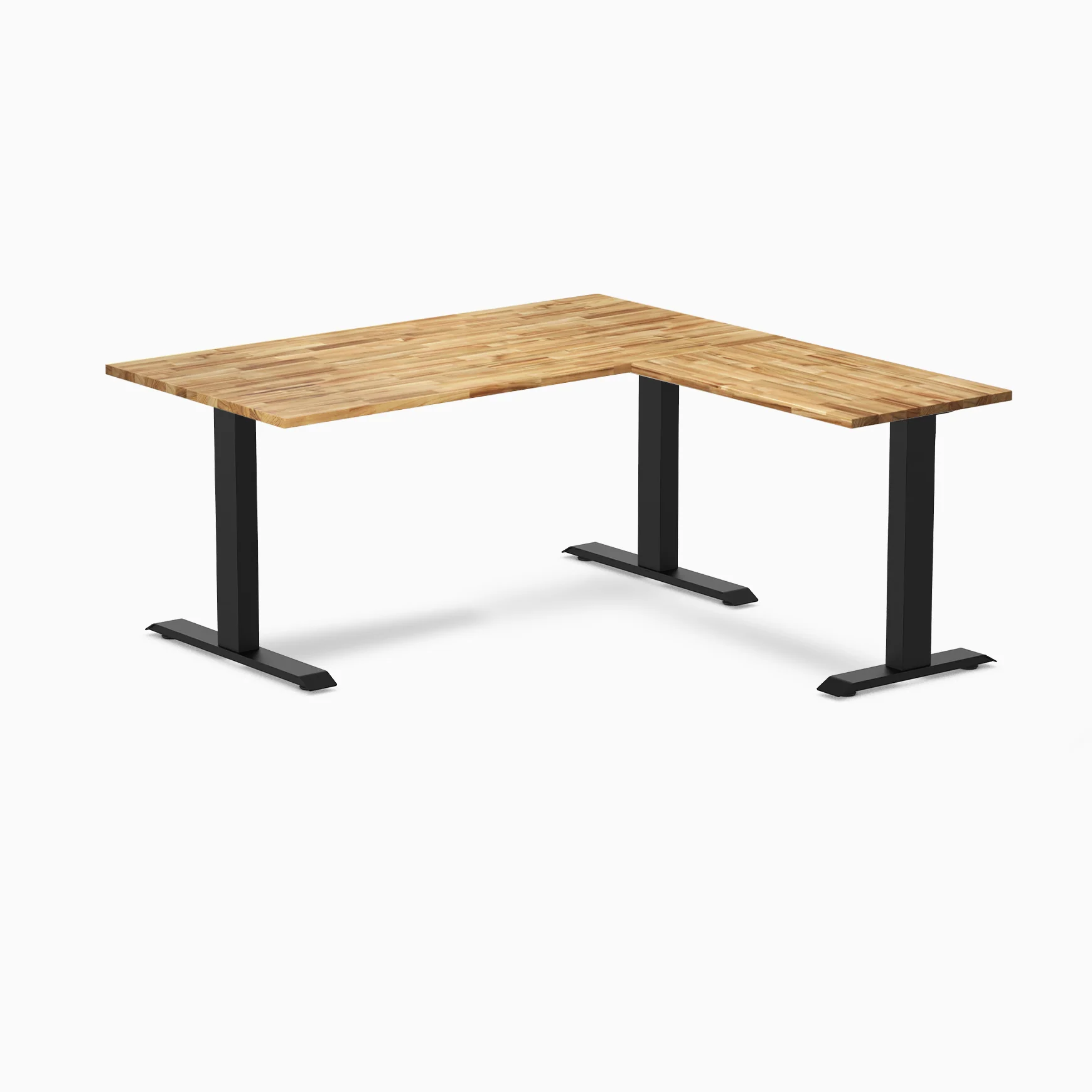 Desky Zero Hardwood L-Shape Office Desk - Image 101