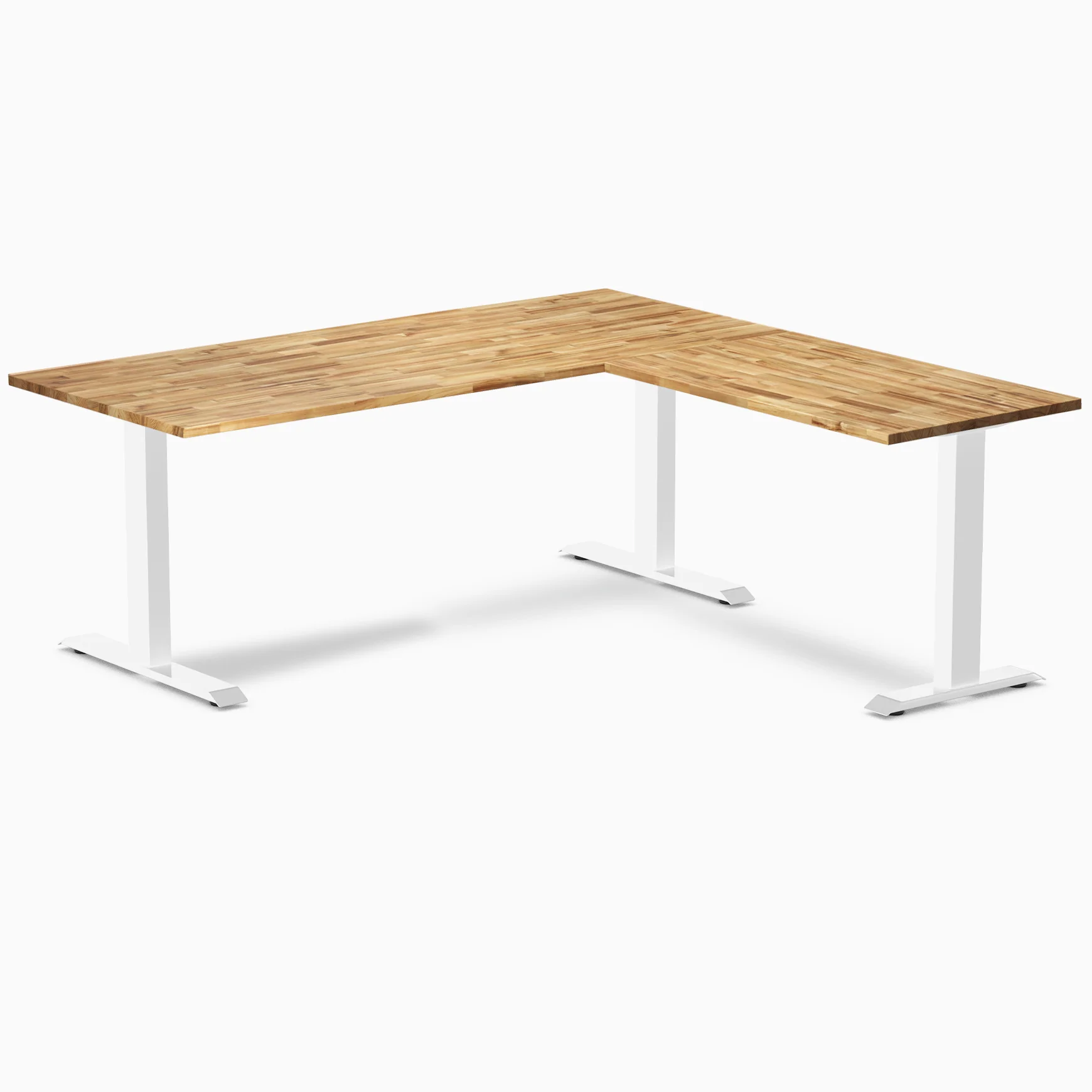 Desky Zero Hardwood L-Shape Office Desk - Image 103