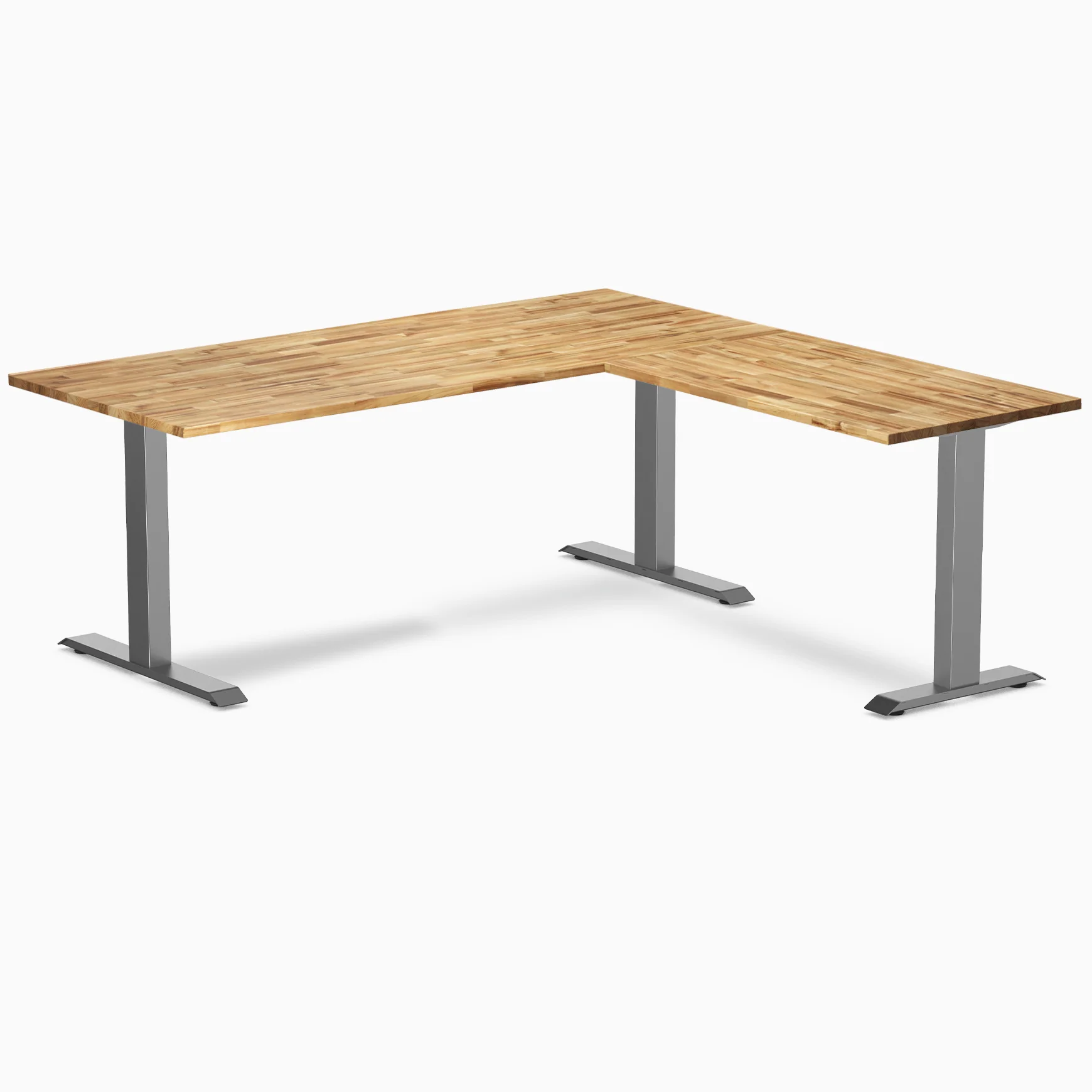 Desky Zero Hardwood L-Shape Office Desk - Image 104