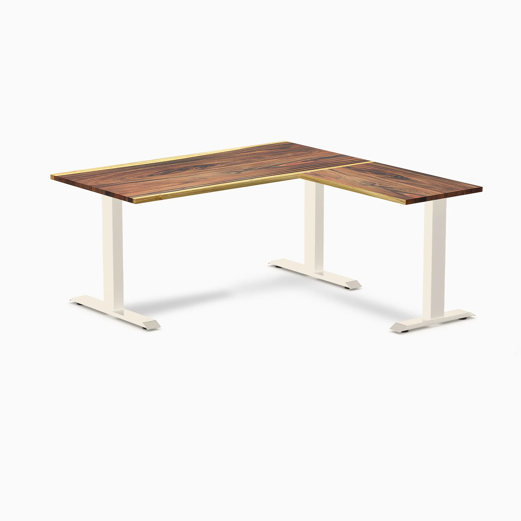 Desky Zero Hardwood L-Shape Office Desk - Image 107