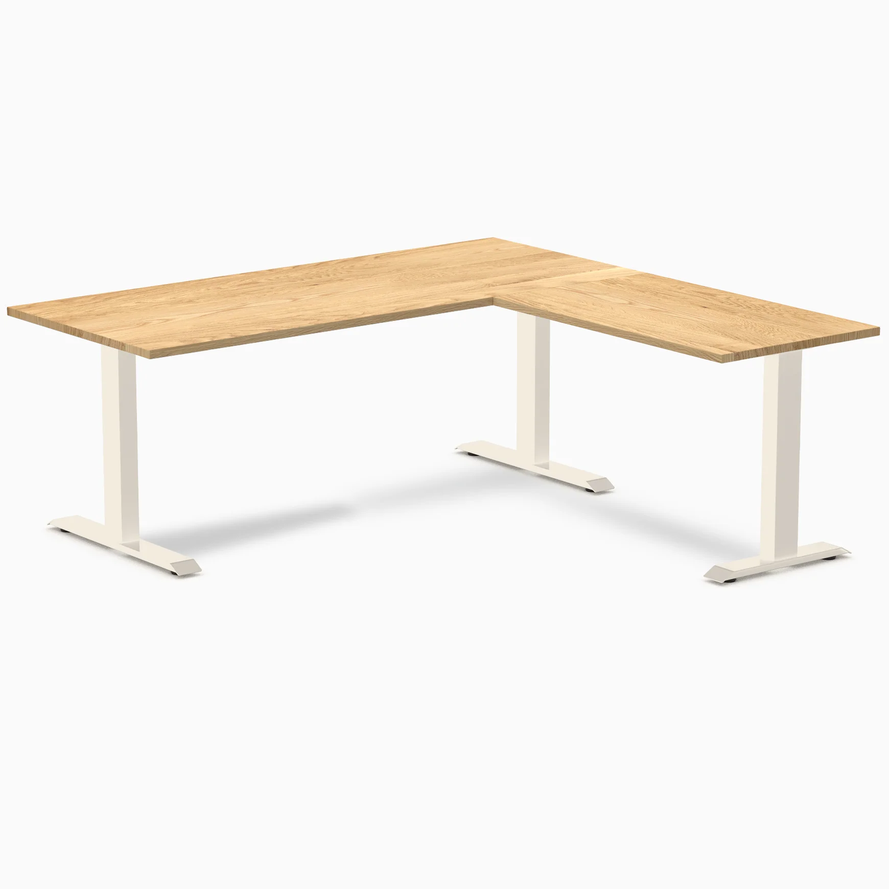 Desky Zero Hardwood L-Shape Office Desk - Image 111