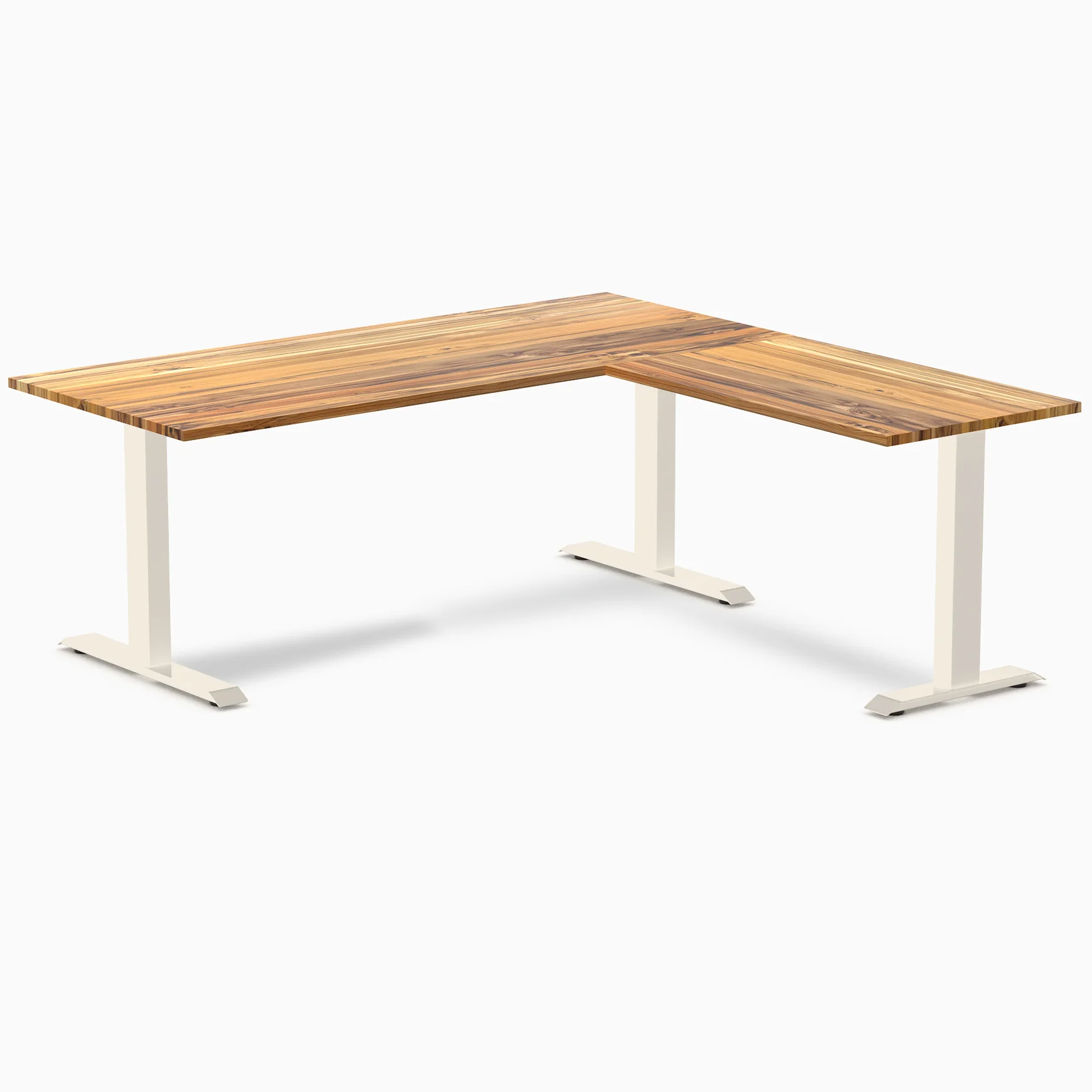 Desky Zero Hardwood L-Shape Office Desk - Image 114