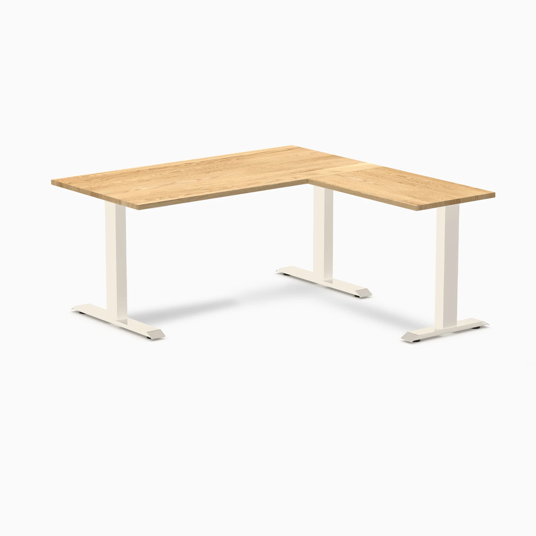 Desky Zero Hardwood L-Shape Office Desk - Image 117