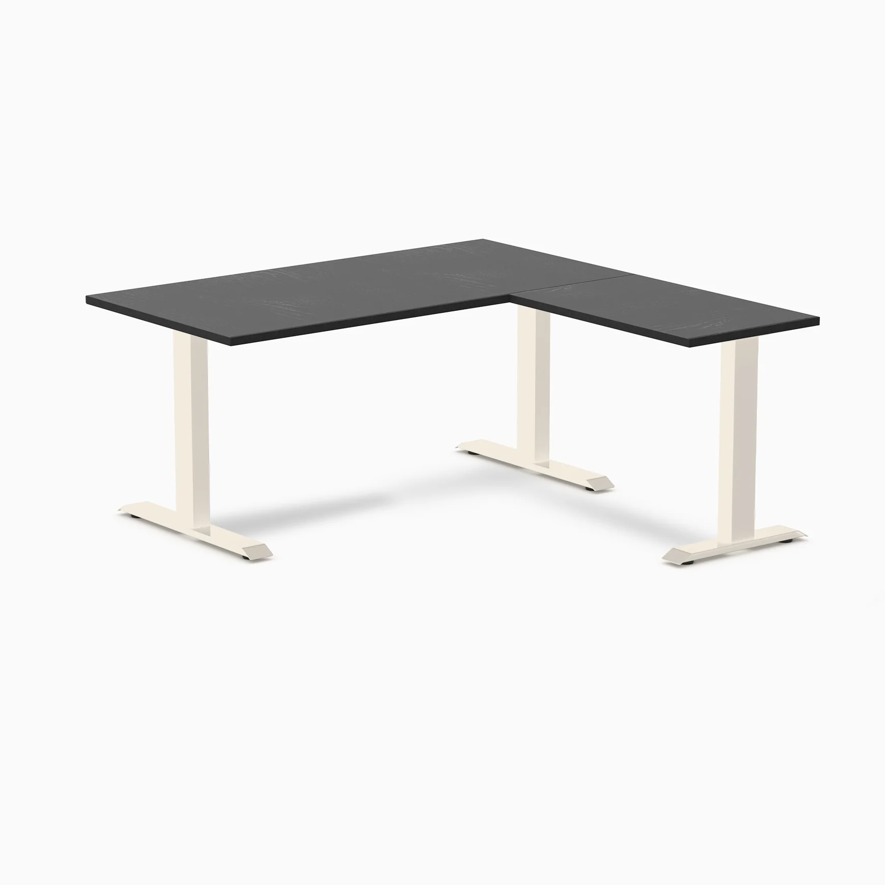 Desky Zero Hardwood L-Shape Office Desk - Image 118
