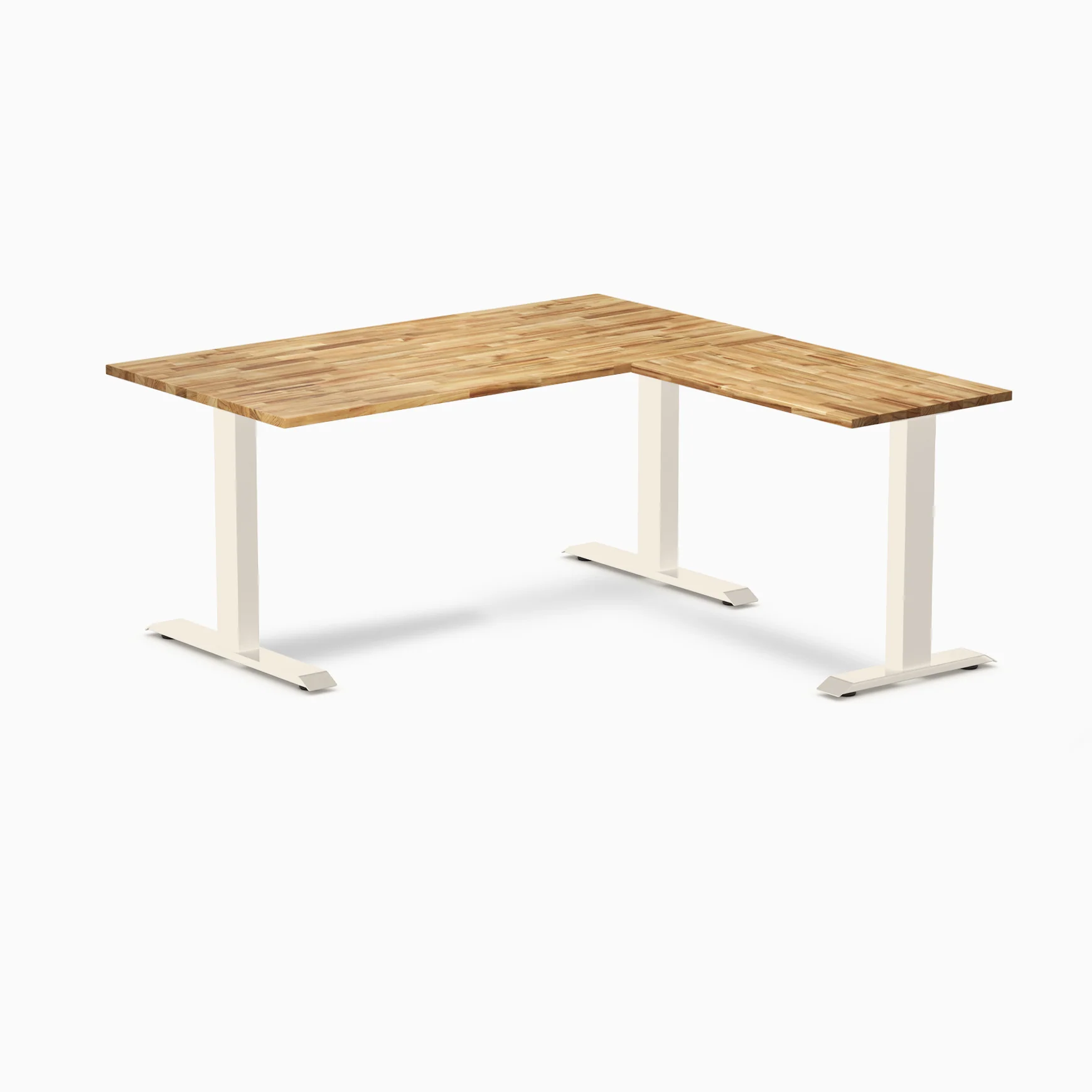 Desky Zero Hardwood L-Shape Office Desk - Image 122