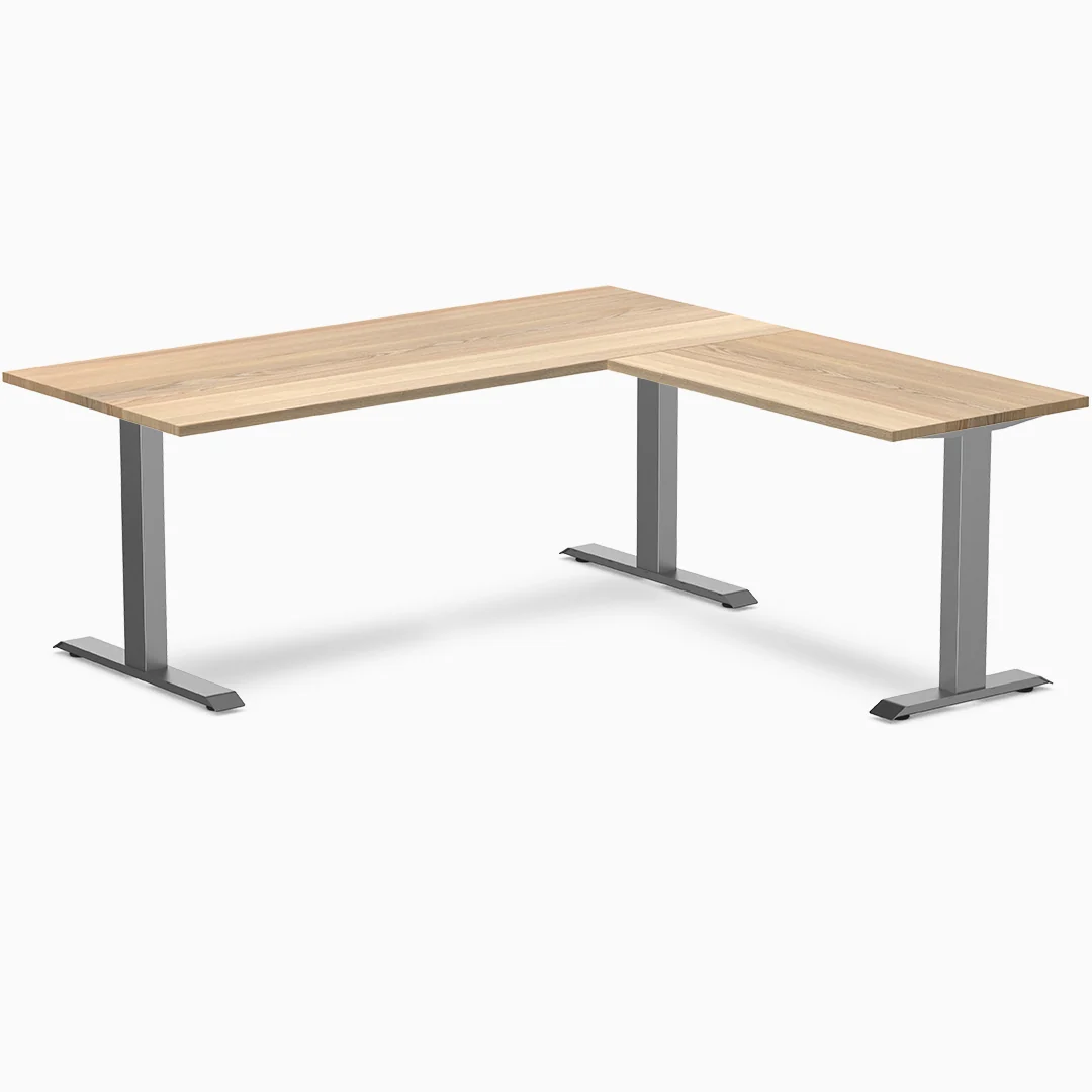 Desky Zero Hardwood L-Shape Office Desk - Image 19