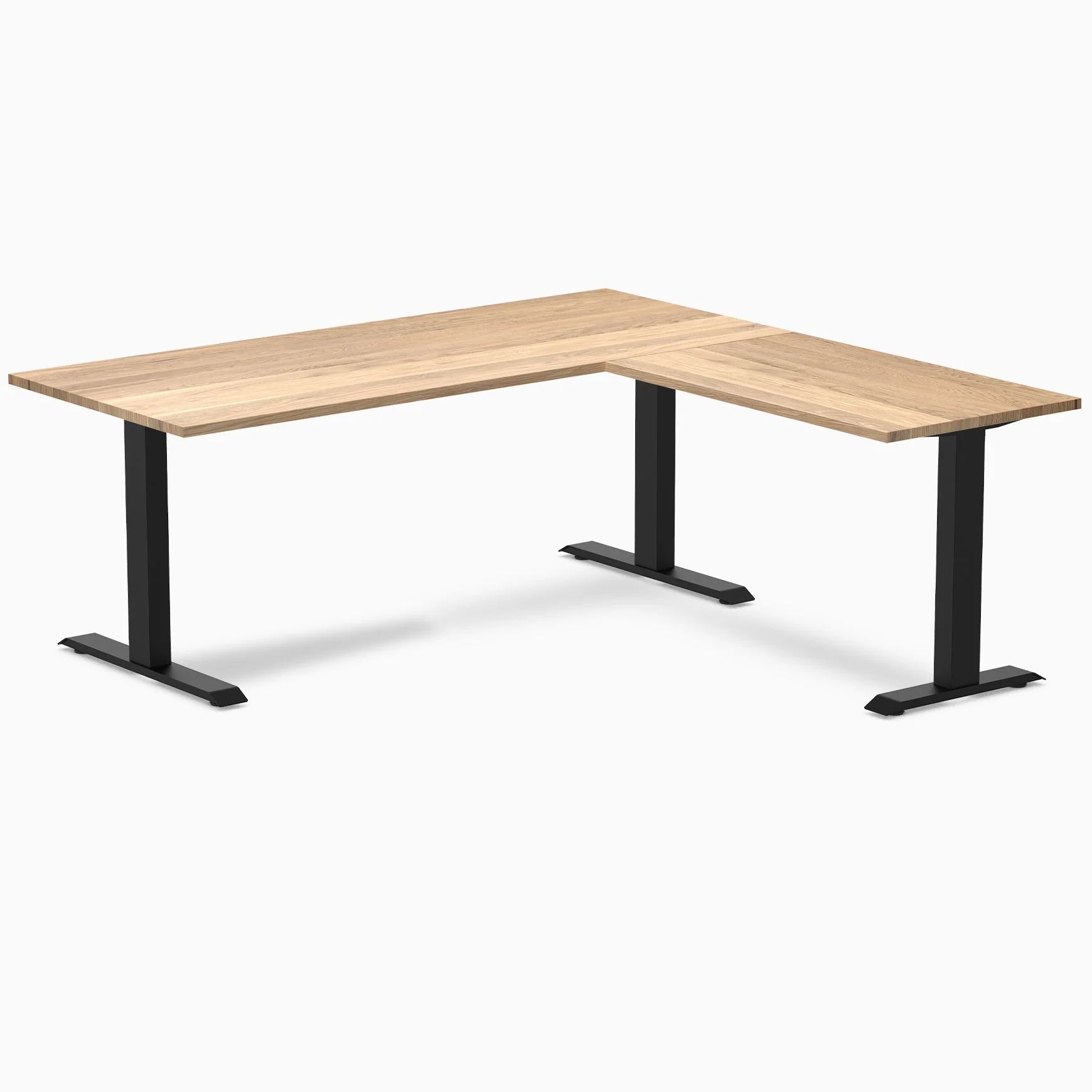 Desky Zero Hardwood L-Shape Office Desk - Image 21