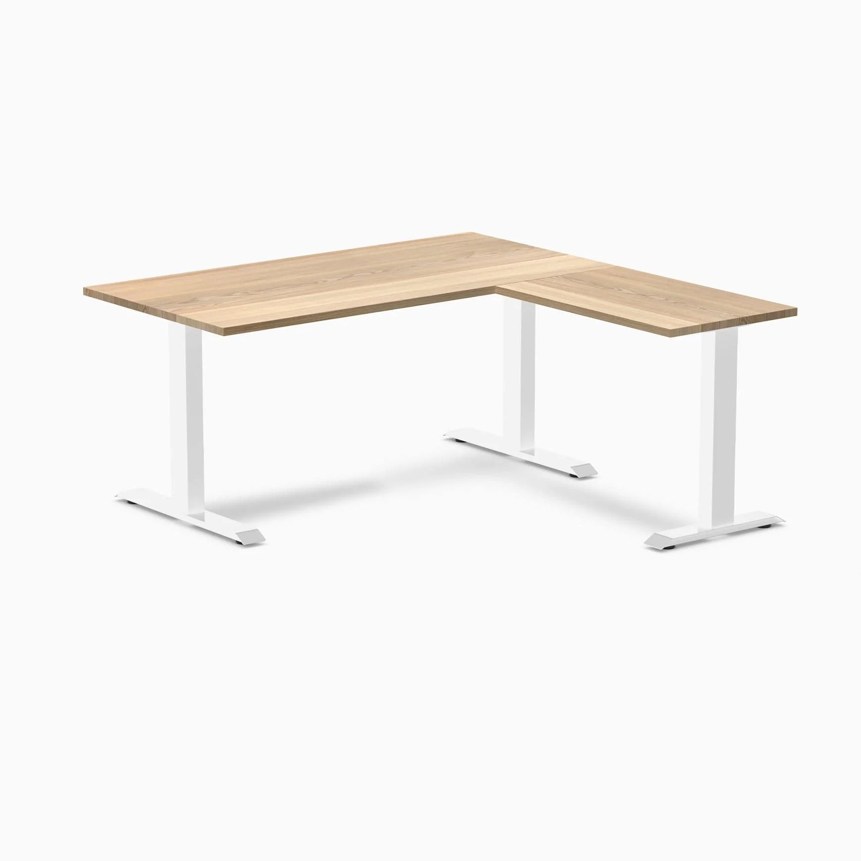 Desky Zero Hardwood L-Shape Office Desk - Image 43