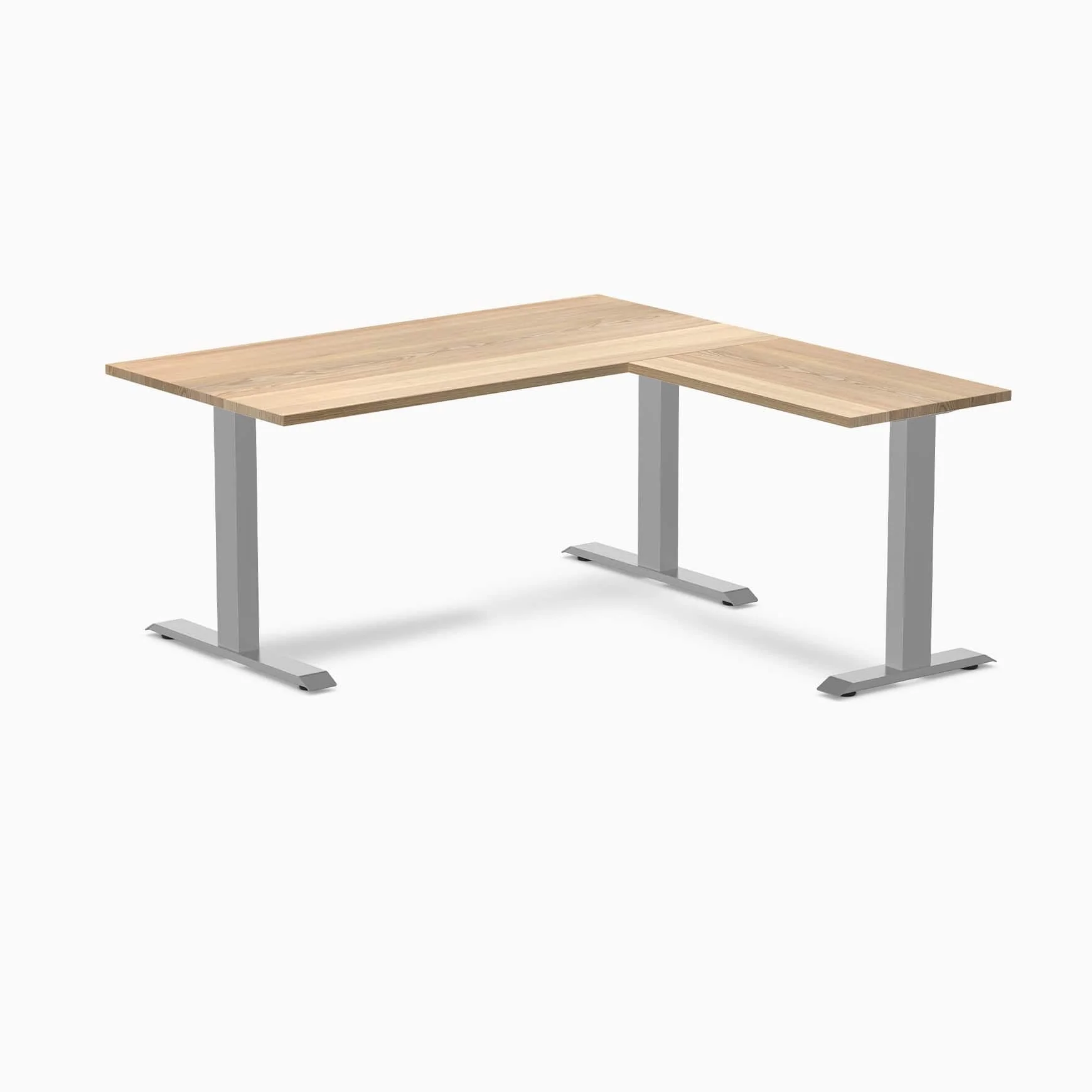 Desky Zero Hardwood L-Shape Office Desk - Image 44
