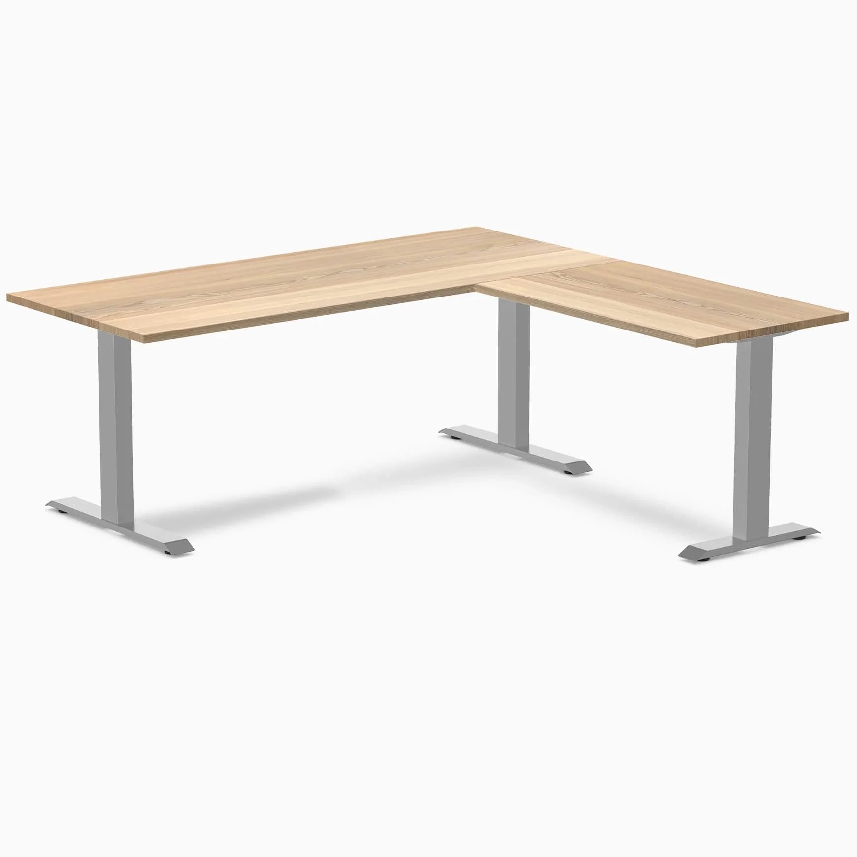 Desky Zero Hardwood L-Shape Office Desk - Image 47