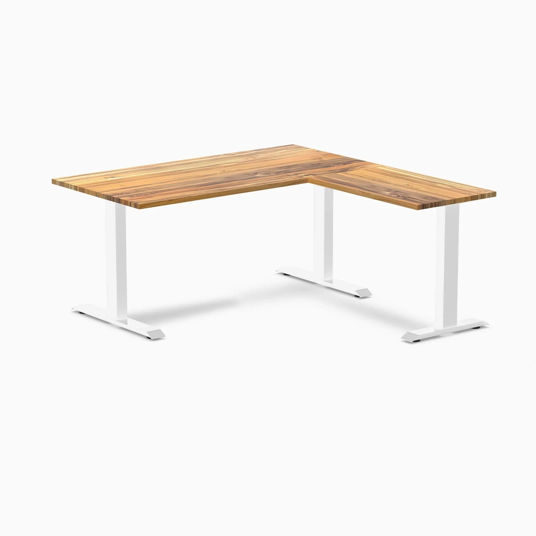 Desky Zero Hardwood L-Shape Office Desk - Image 55
