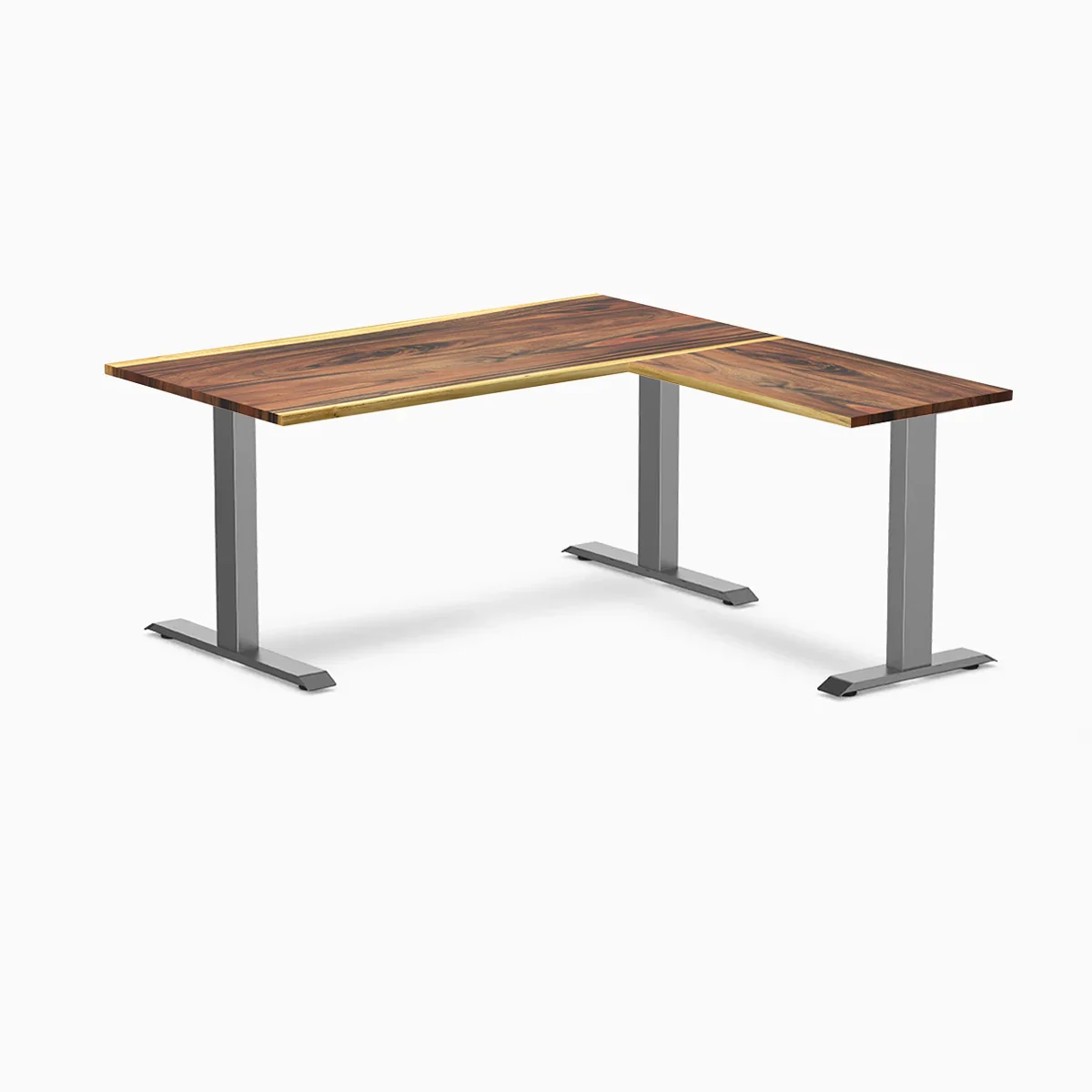 Desky Zero Hardwood L-Shape Office Desk - Image 62
