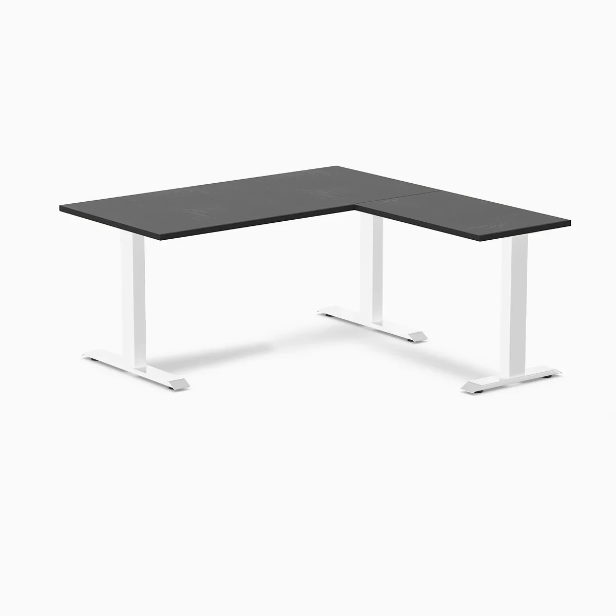 Desky Zero Hardwood L-Shape Office Desk - Image 68