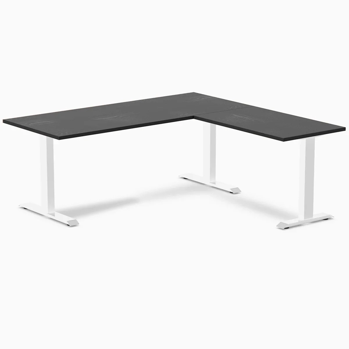 Desky Zero Hardwood L-Shape Office Desk - Image 70