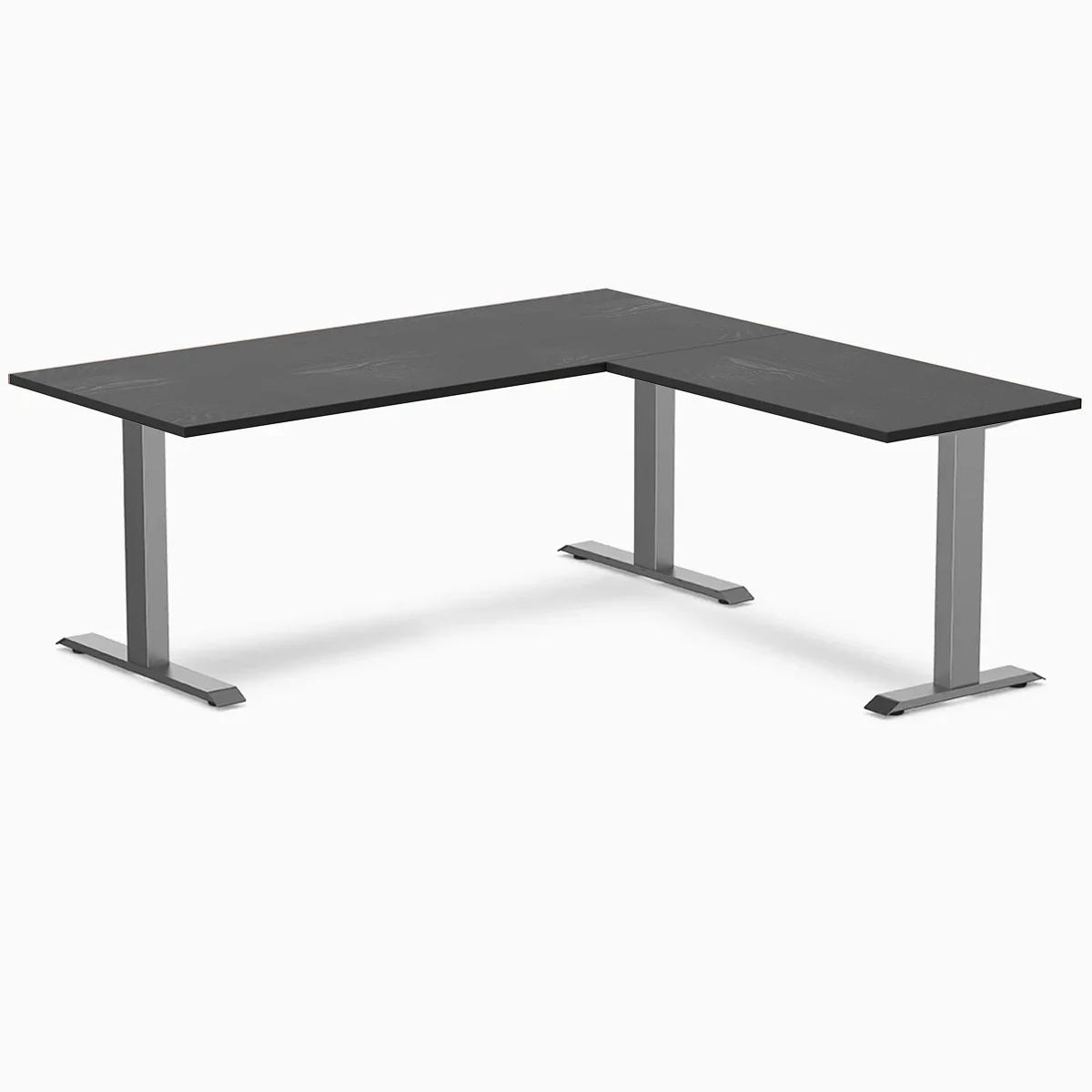Desky Zero Hardwood L-Shape Office Desk - Image 71
