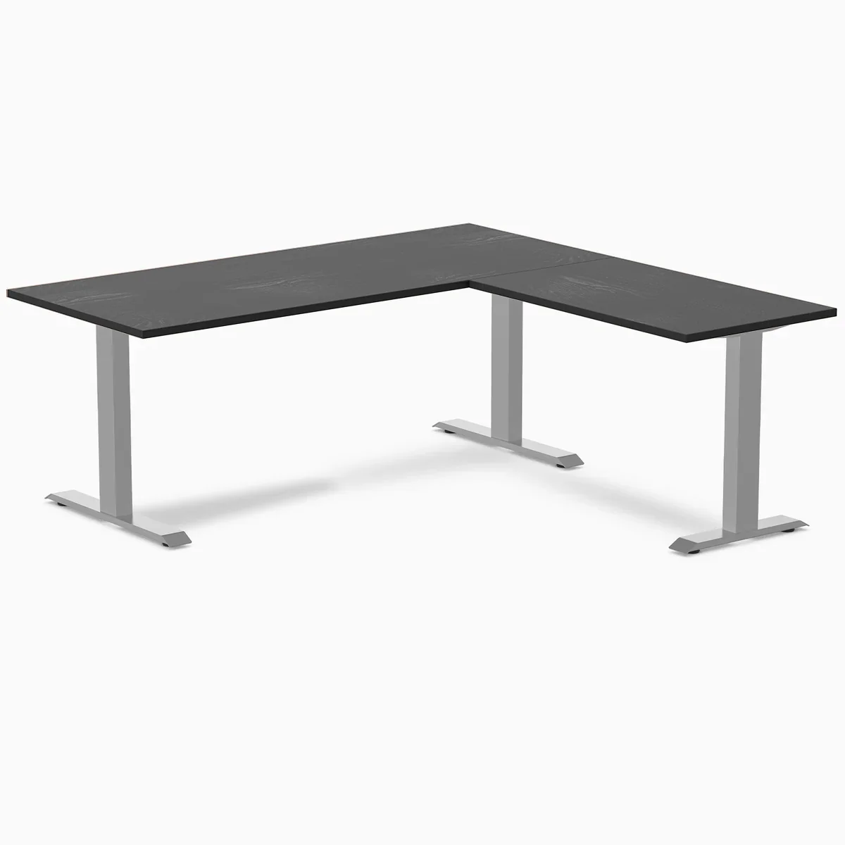 Desky Zero Hardwood L-Shape Office Desk - Image 74