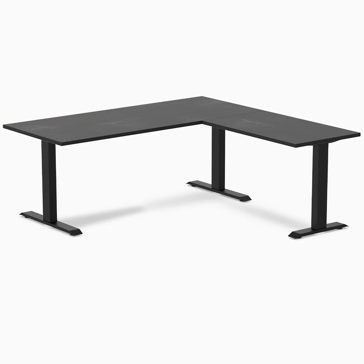 Desky Zero Hardwood L-Shape Office Desk - Image 75