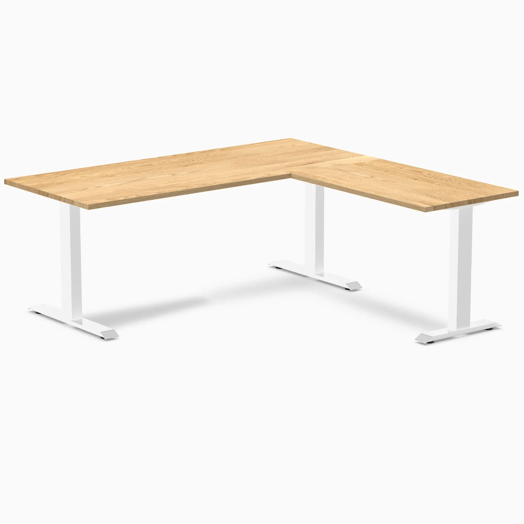 Desky Zero Hardwood L-Shape Office Desk - Image 85