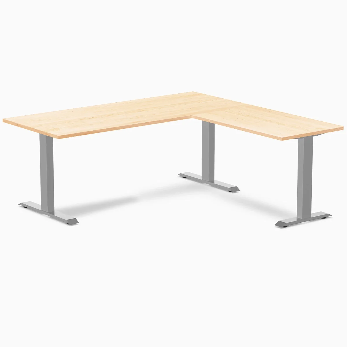 Desky Zero Hardwood L-Shape Office Desk - Image 97