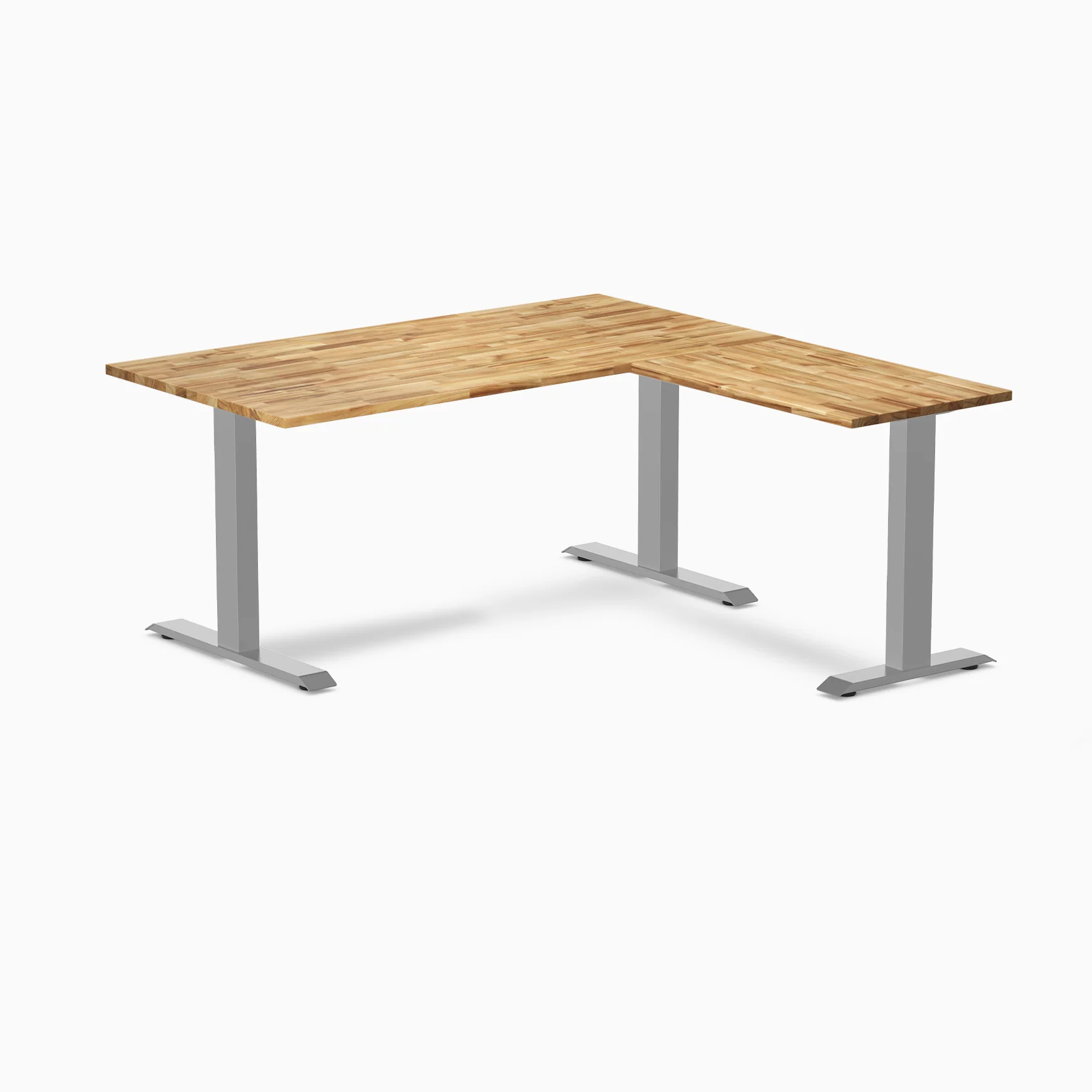 Desky Zero Hardwood L-Shape Office Desk - Image 98