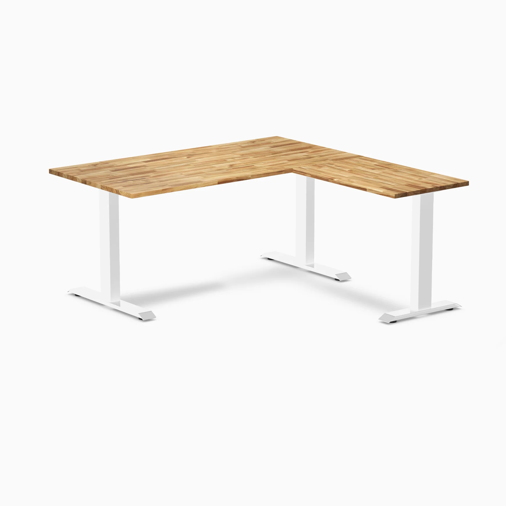 Desky Zero Hardwood L-Shape Office Desk - Image 99