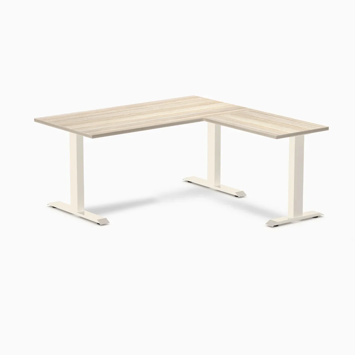 Desky Zero Melamine L-Shape Office Desk - Image 101
