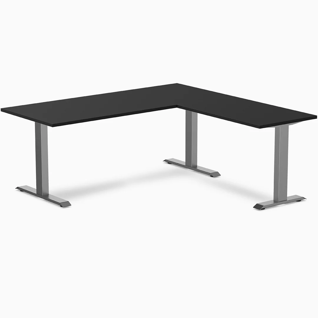 Desky Zero Melamine L-Shape Office Desk - Image 30