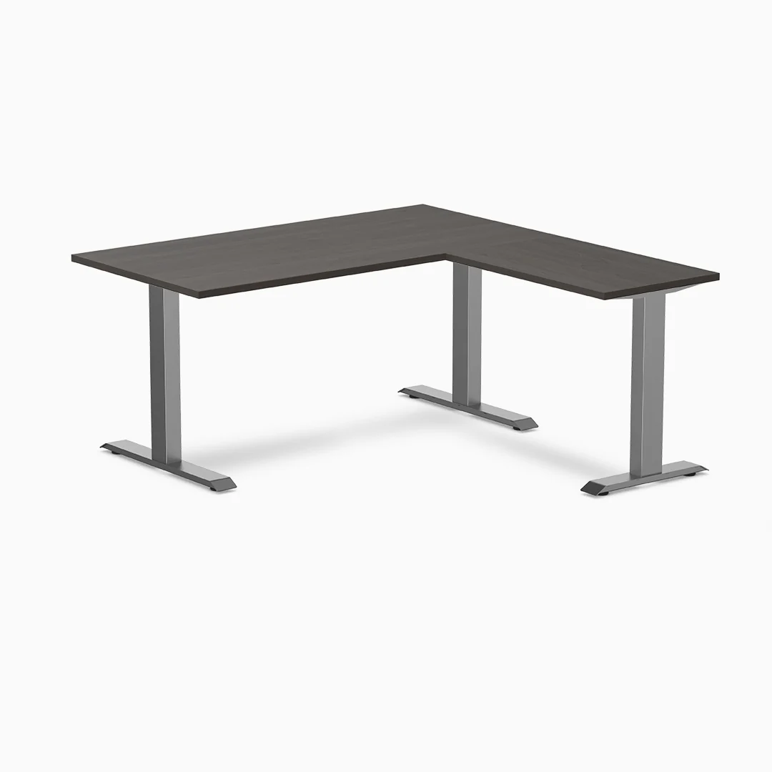 Desky Zero Melamine L-Shape Office Desk - Image 33