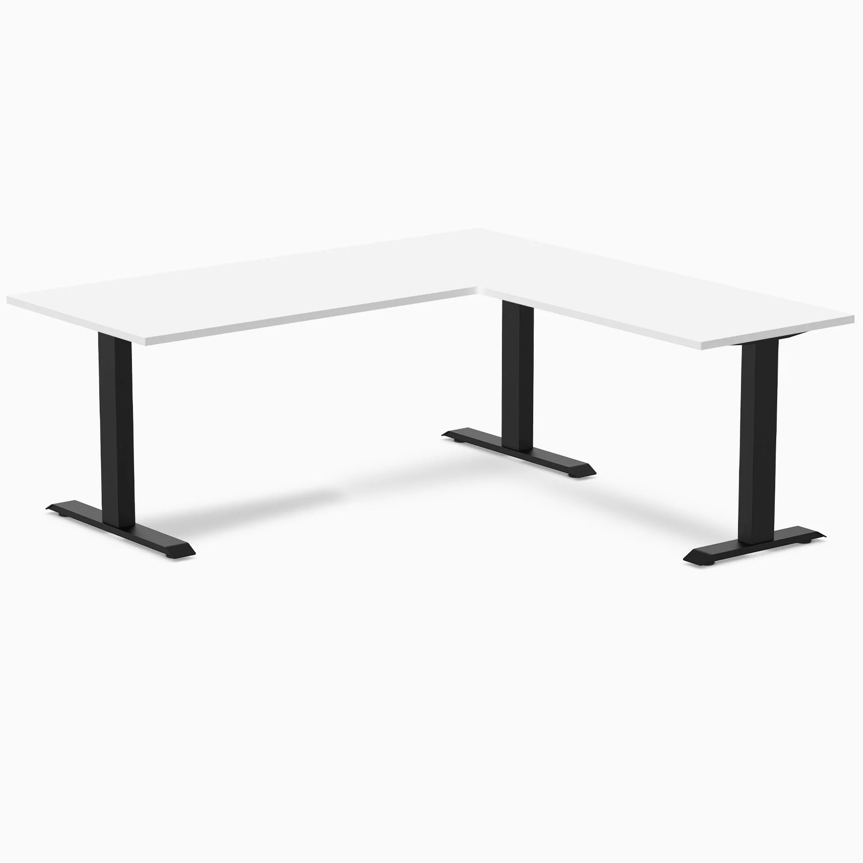 Desky Zero Melamine L-Shape Office Desk - Image 46