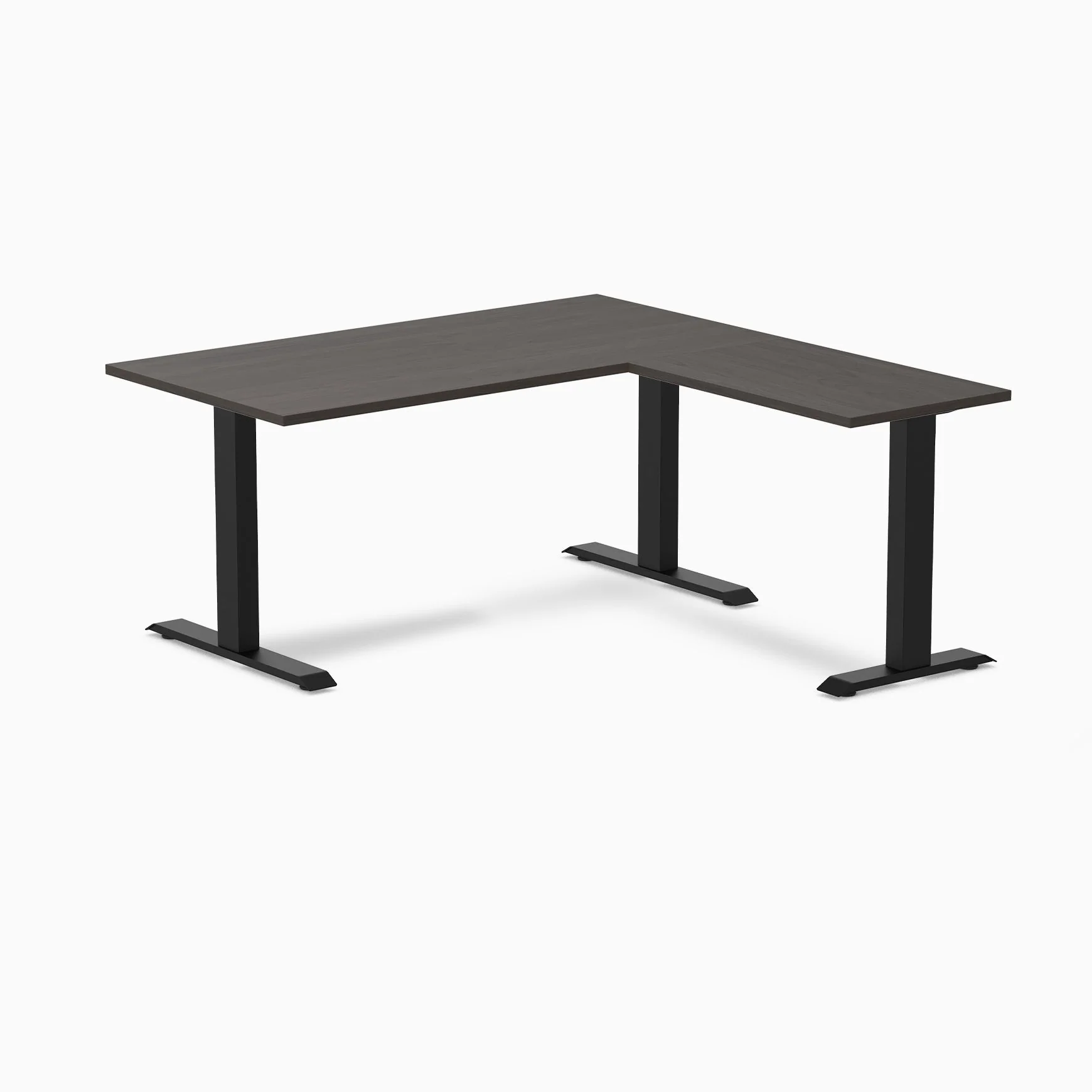 Desky Zero Melamine L-Shape Office Desk - Image 55