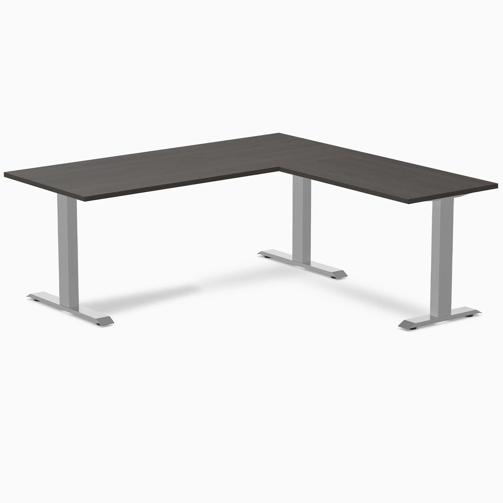Desky Zero Melamine L-Shape Office Desk - Image 60