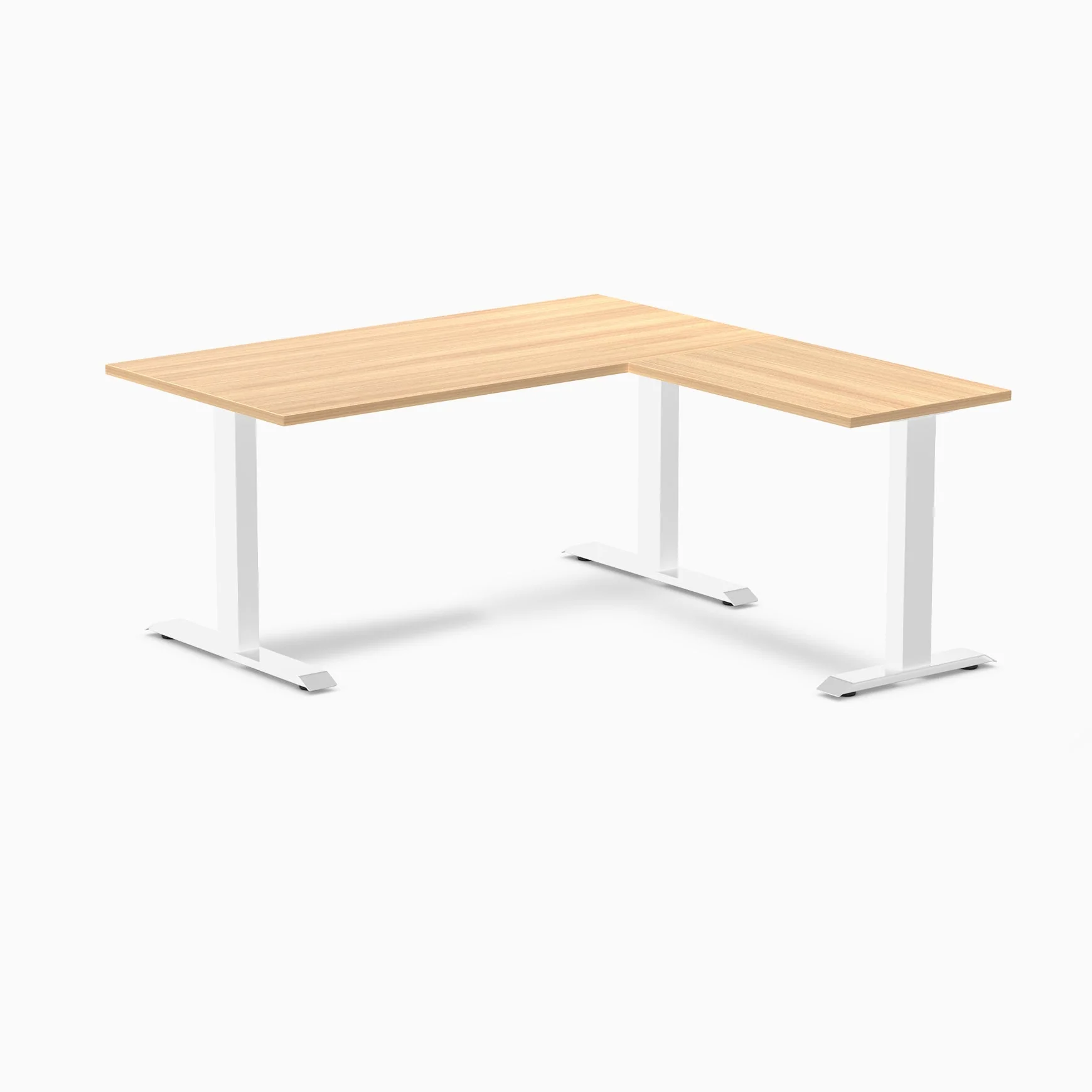 Desky Zero Melamine L-Shape Office Desk - Image 73
