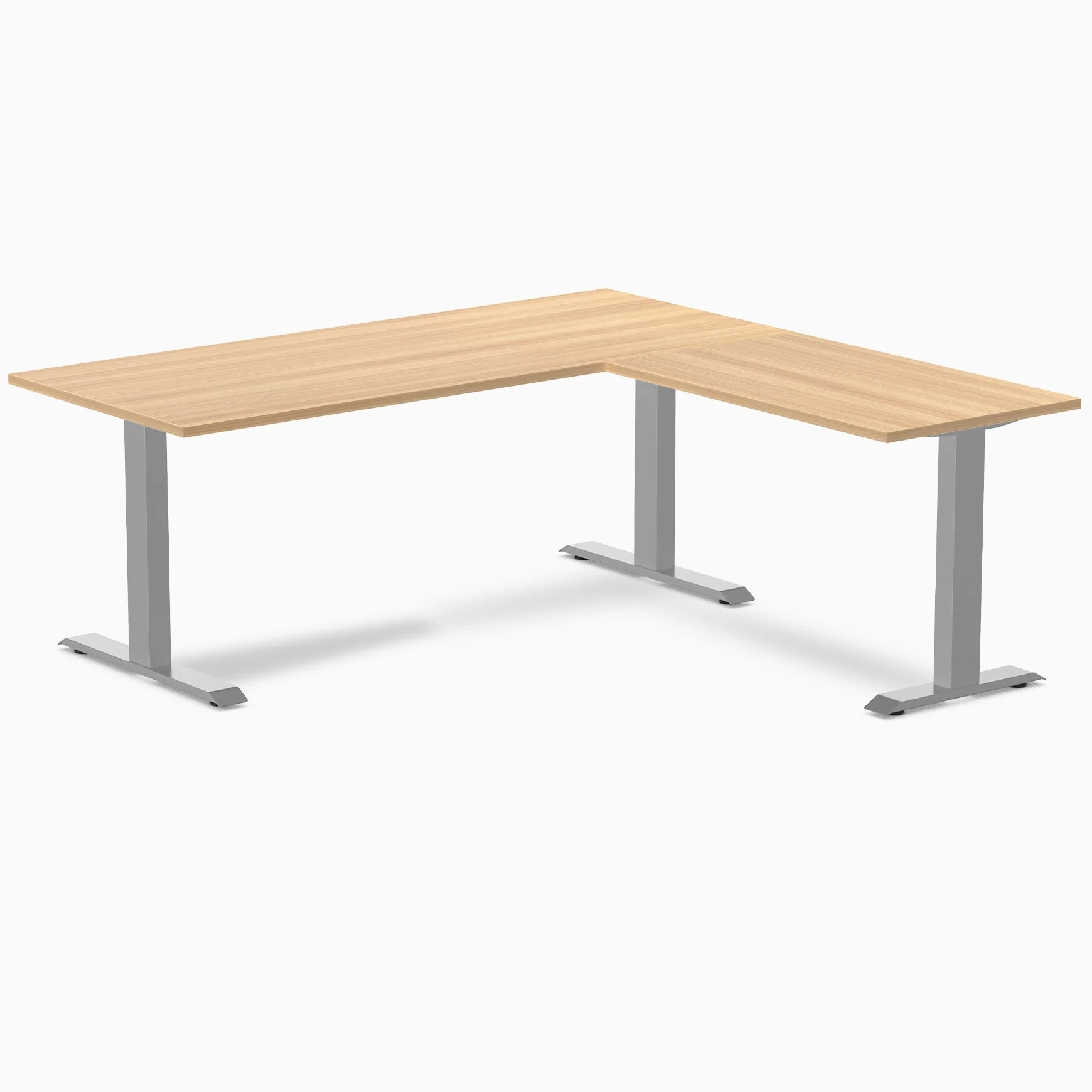 Desky Zero Melamine L-Shape Office Desk - Image 77