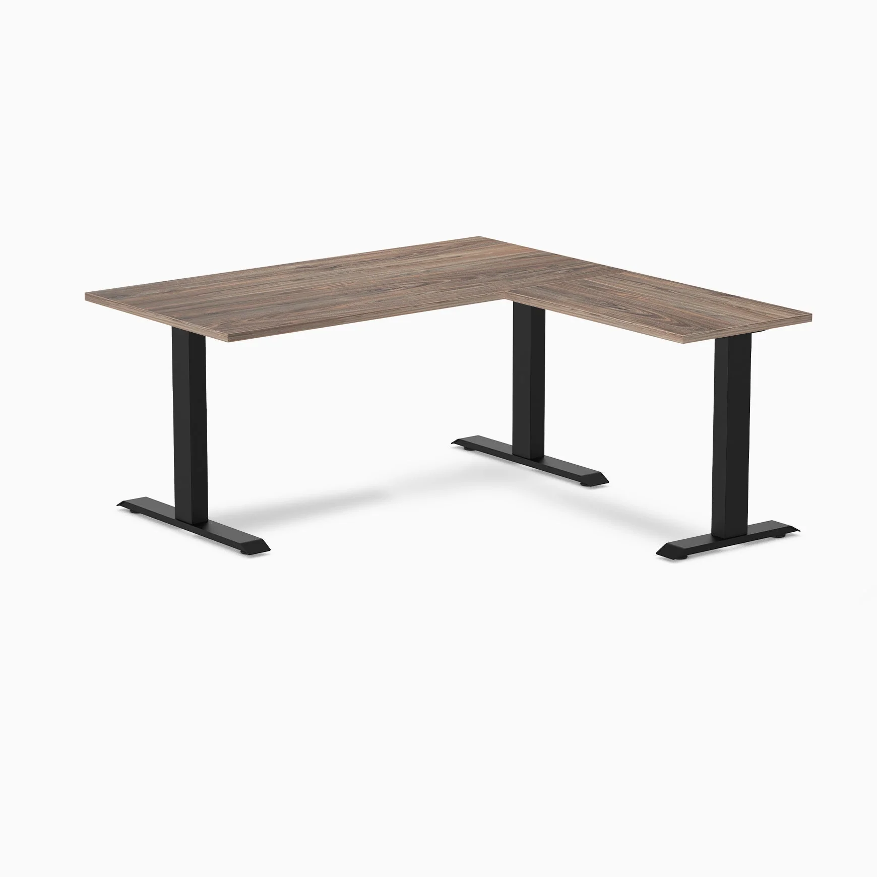 Desky Zero Melamine L-Shape Office Desk - Image 79