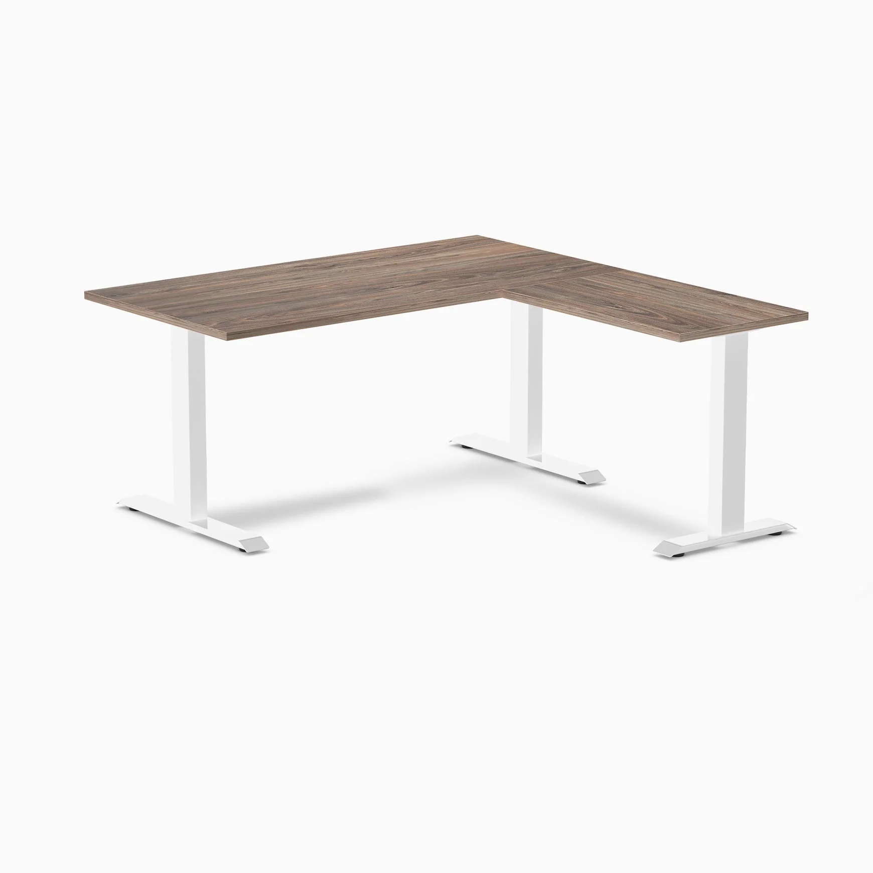 Desky Zero Melamine L-Shape Office Desk - Image 80