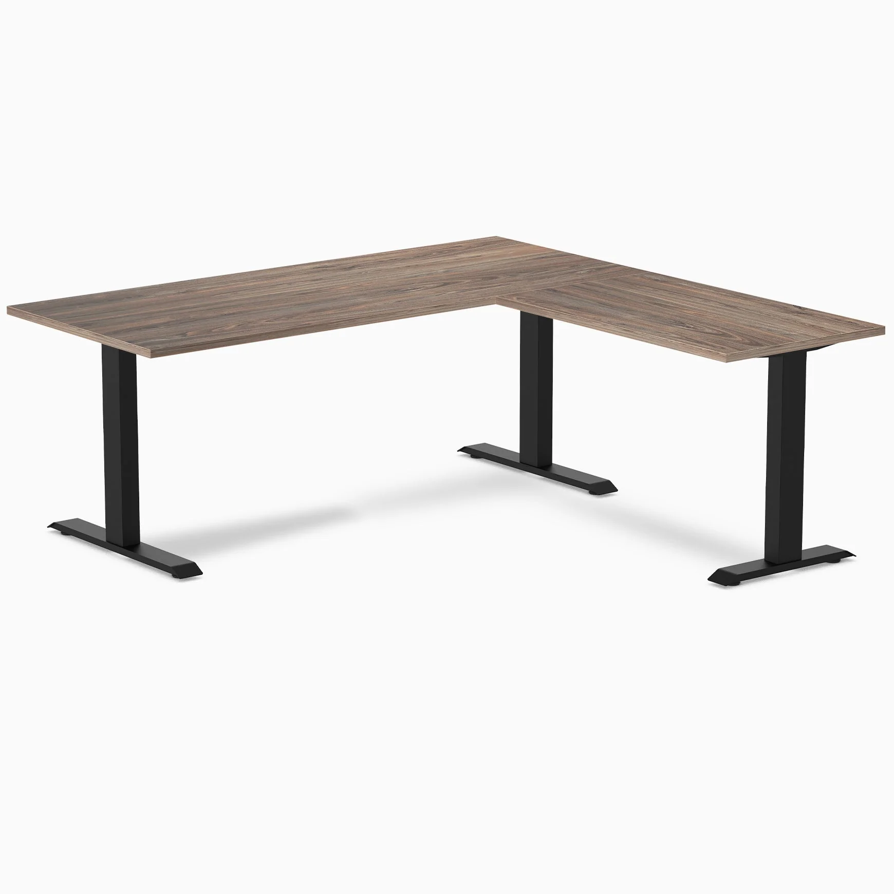 Desky Zero Melamine L-Shape Office Desk - Image 82