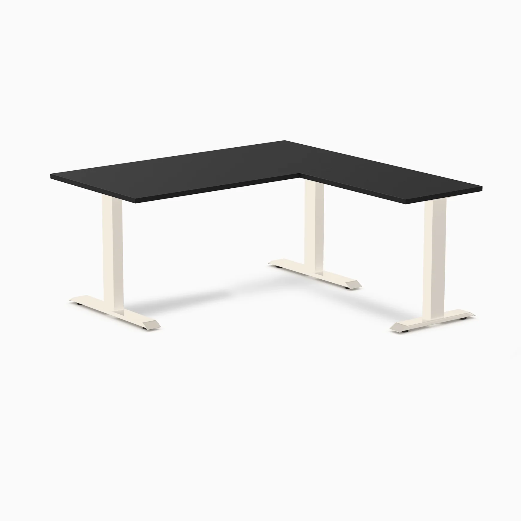 Desky Zero Melamine L-Shape Office Desk - Image 85