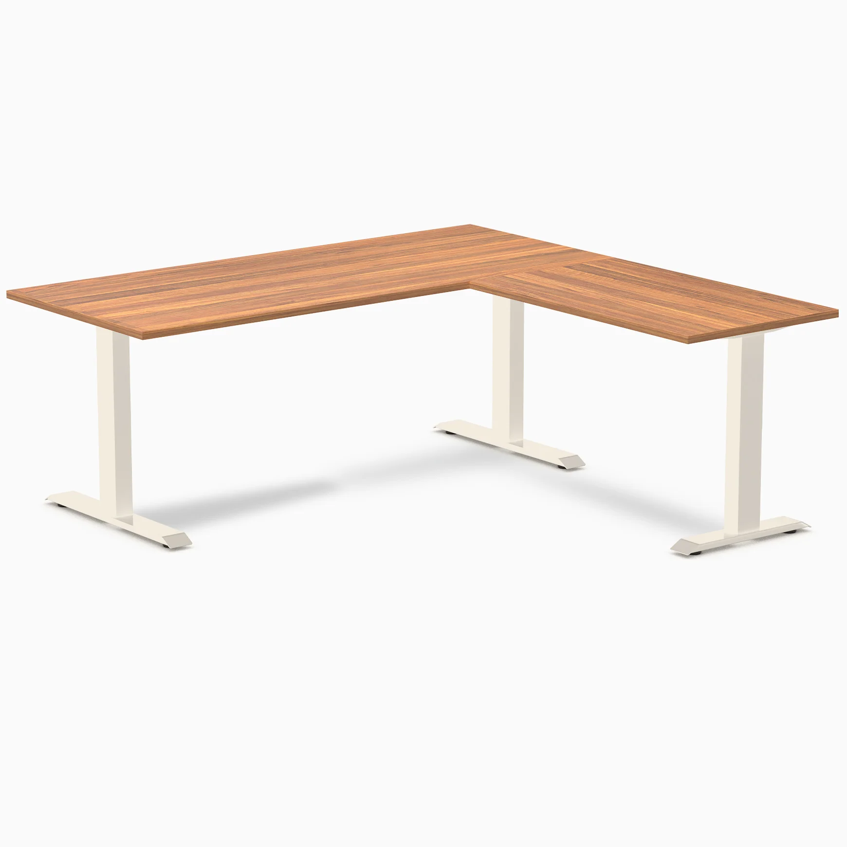 Desky Zero Melamine L-Shape Office Desk - Image 90
