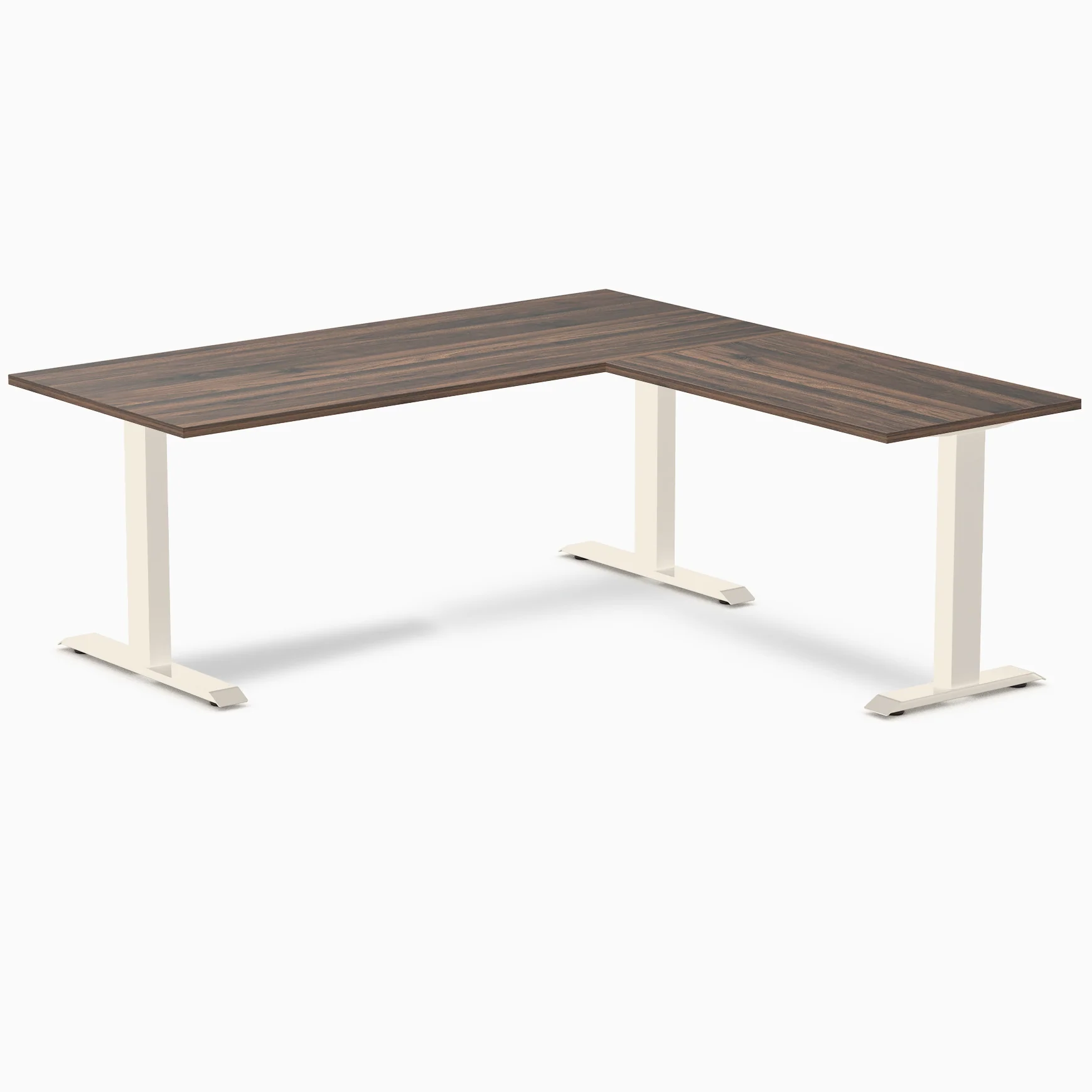 Desky Zero Melamine L-Shape Office Desk - Image 92