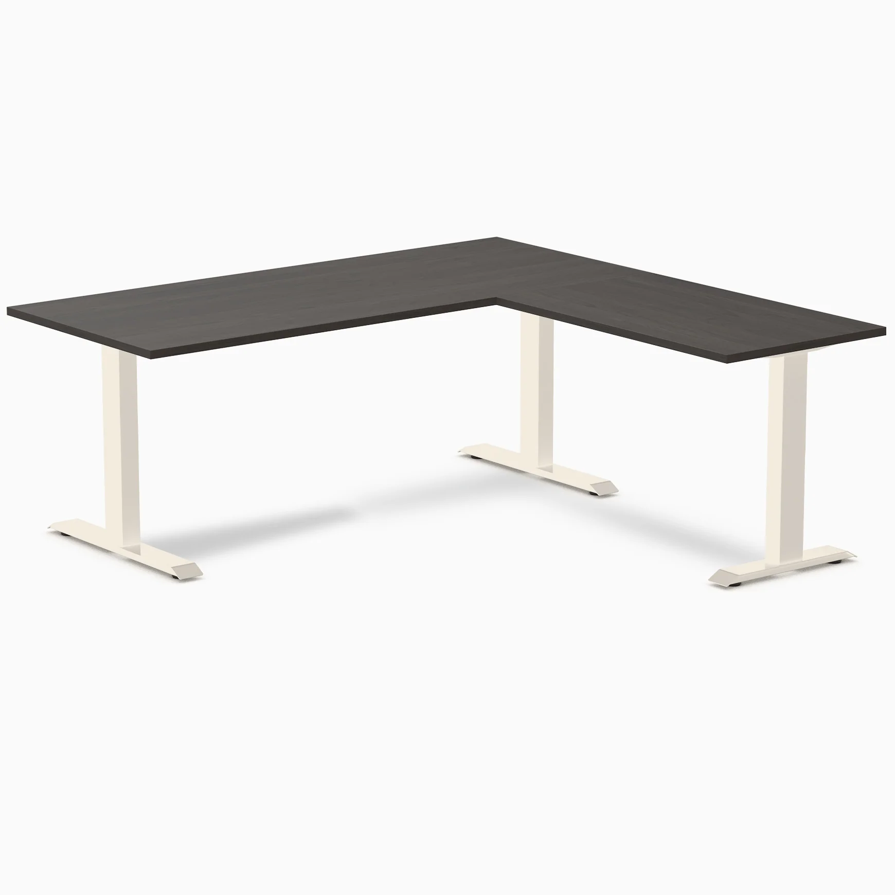 Desky Zero Melamine L-Shape Office Desk - Image 96